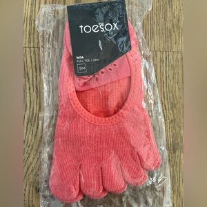 ToeSox Mia Pink Full Toe Grip Socks size S